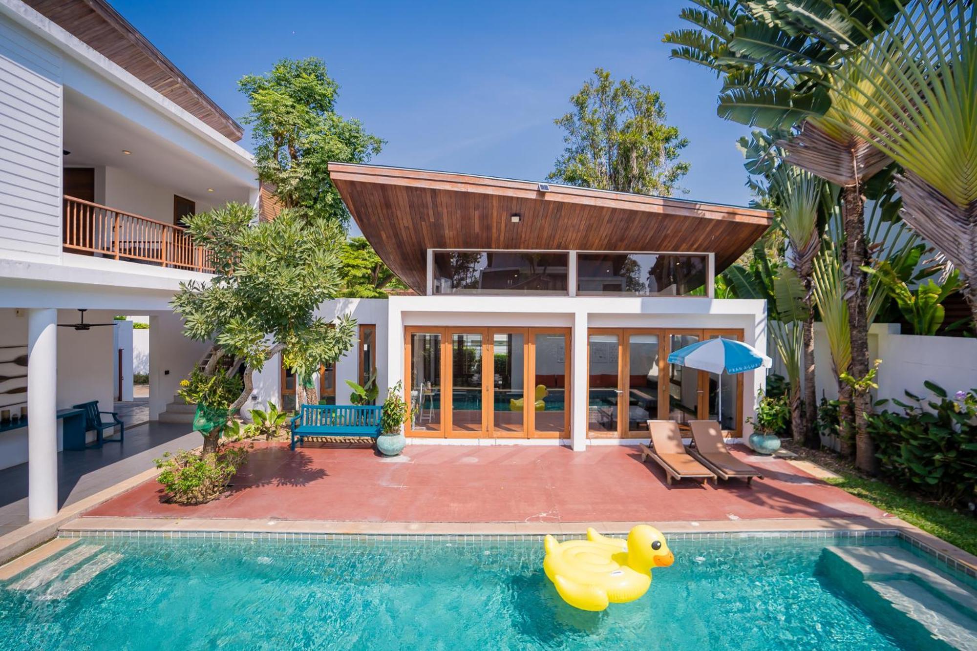 Pranaluxe 3 Bedroom Pool Villa Ban Pak Nam Pran Exteriör bild